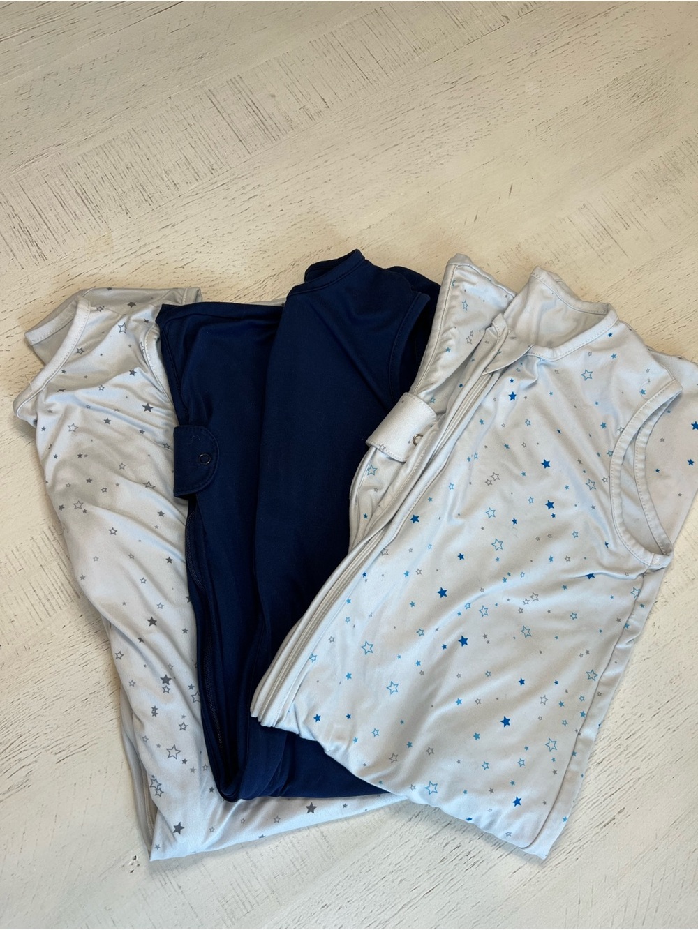 Totaha Baby Sleep Sack Bundle Star and Navy